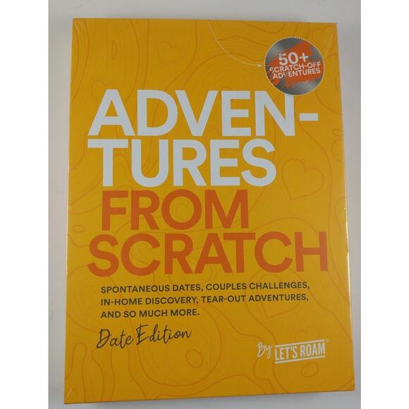 Adventures from Scratch Couples Edition  Scratch Off Adventure Book New Unopened - Picture 1 of 4
